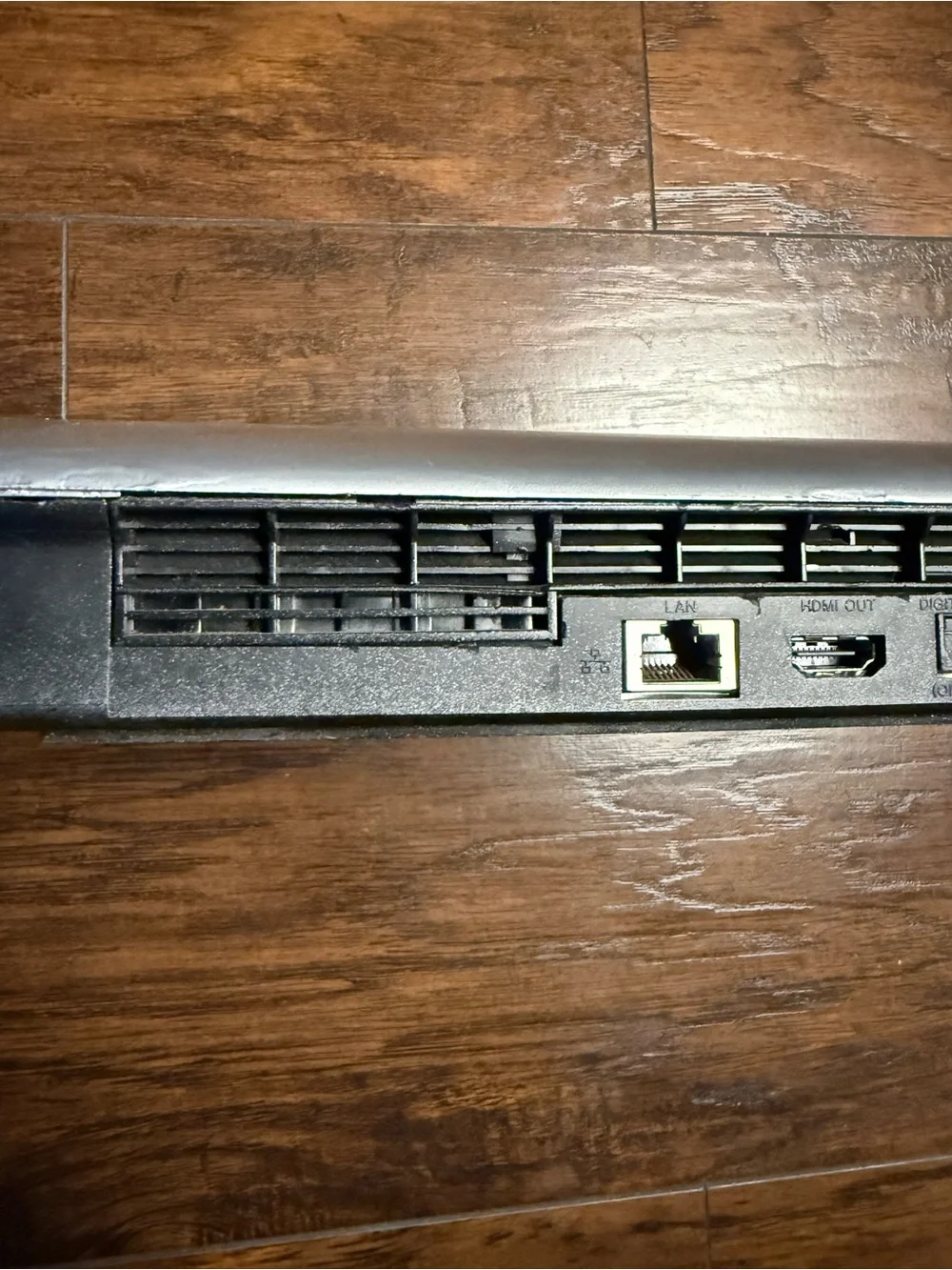 PlayStation 3 Silver PS3 Slim Top Cover Panel For Parts Read Description